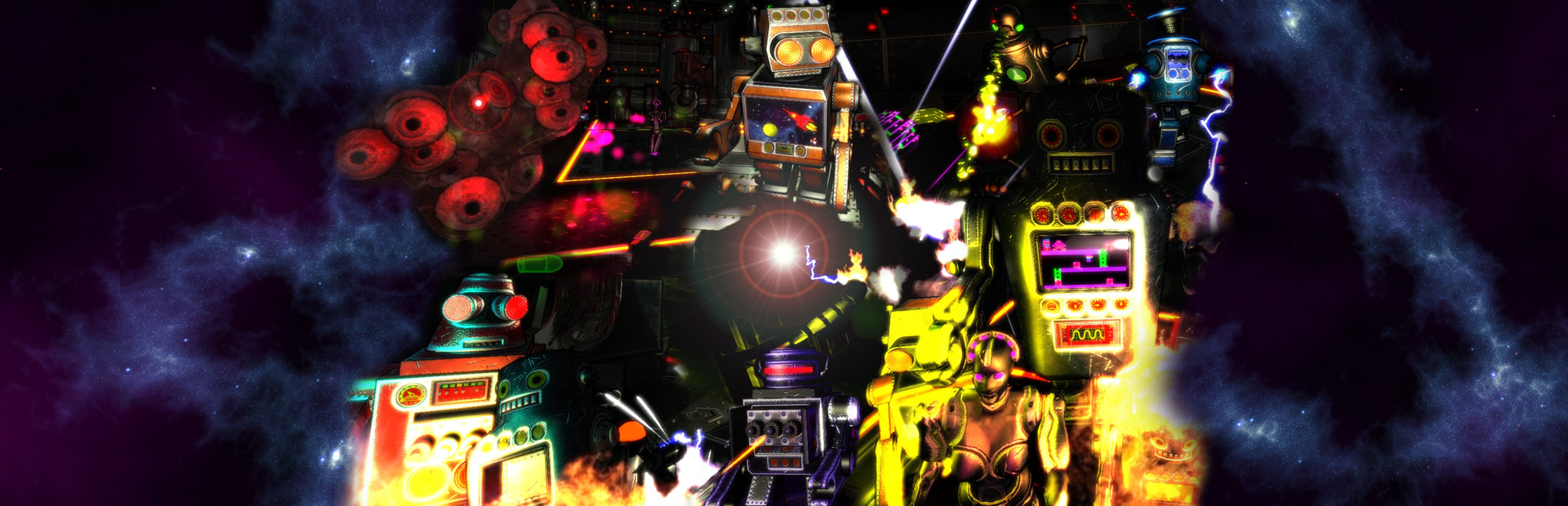 Attack Of The Retro Bots 封面