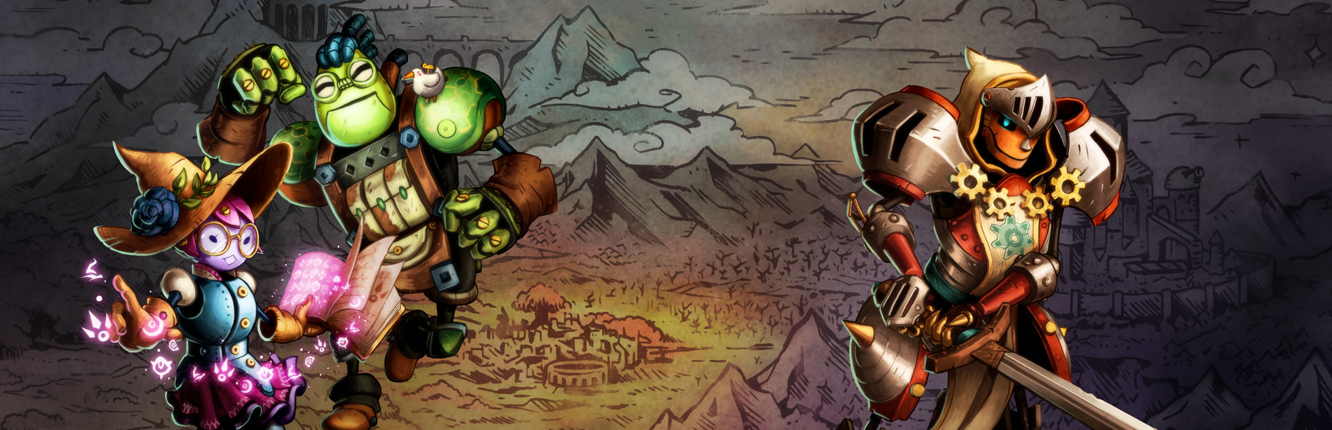 SteamWorld Quest: Hand of Gilgamech 封面