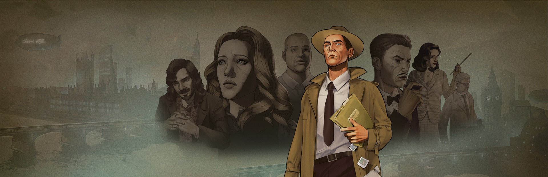 Coffee Noir - Business Detective Game 封面